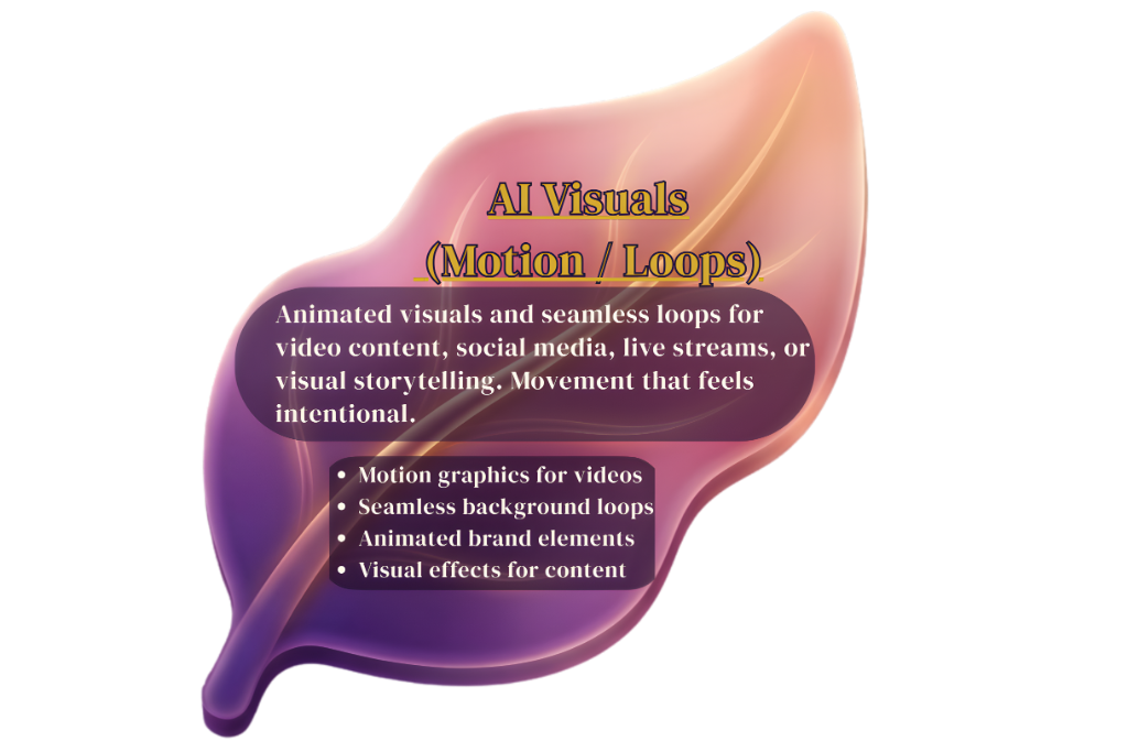 AI Visuals - Motion and Loops service